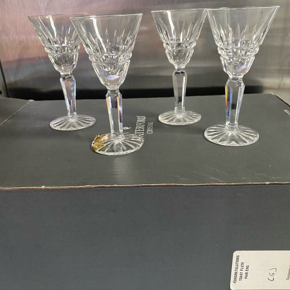 Set of 4 Waterford Glenmore Cordial glasses